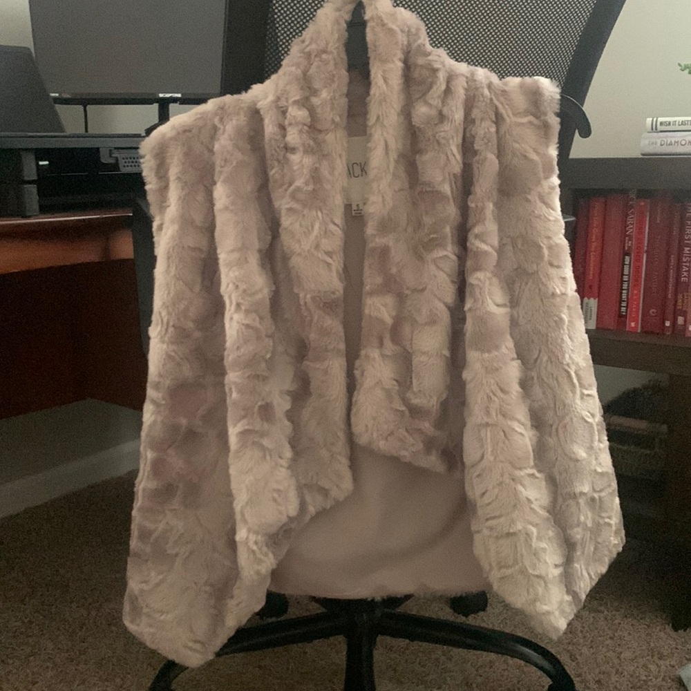JACK brand faux fur vest